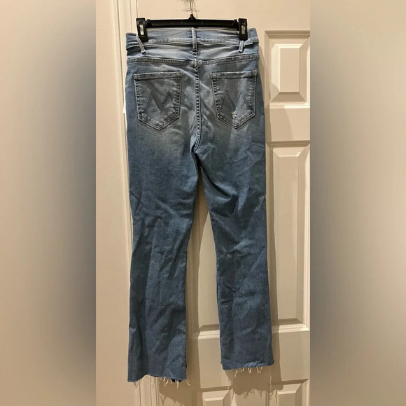 NWT Mother Jeans The Hustler Ankle Fray Distressed Thrilling Shots (29) - Picture 4 of 8